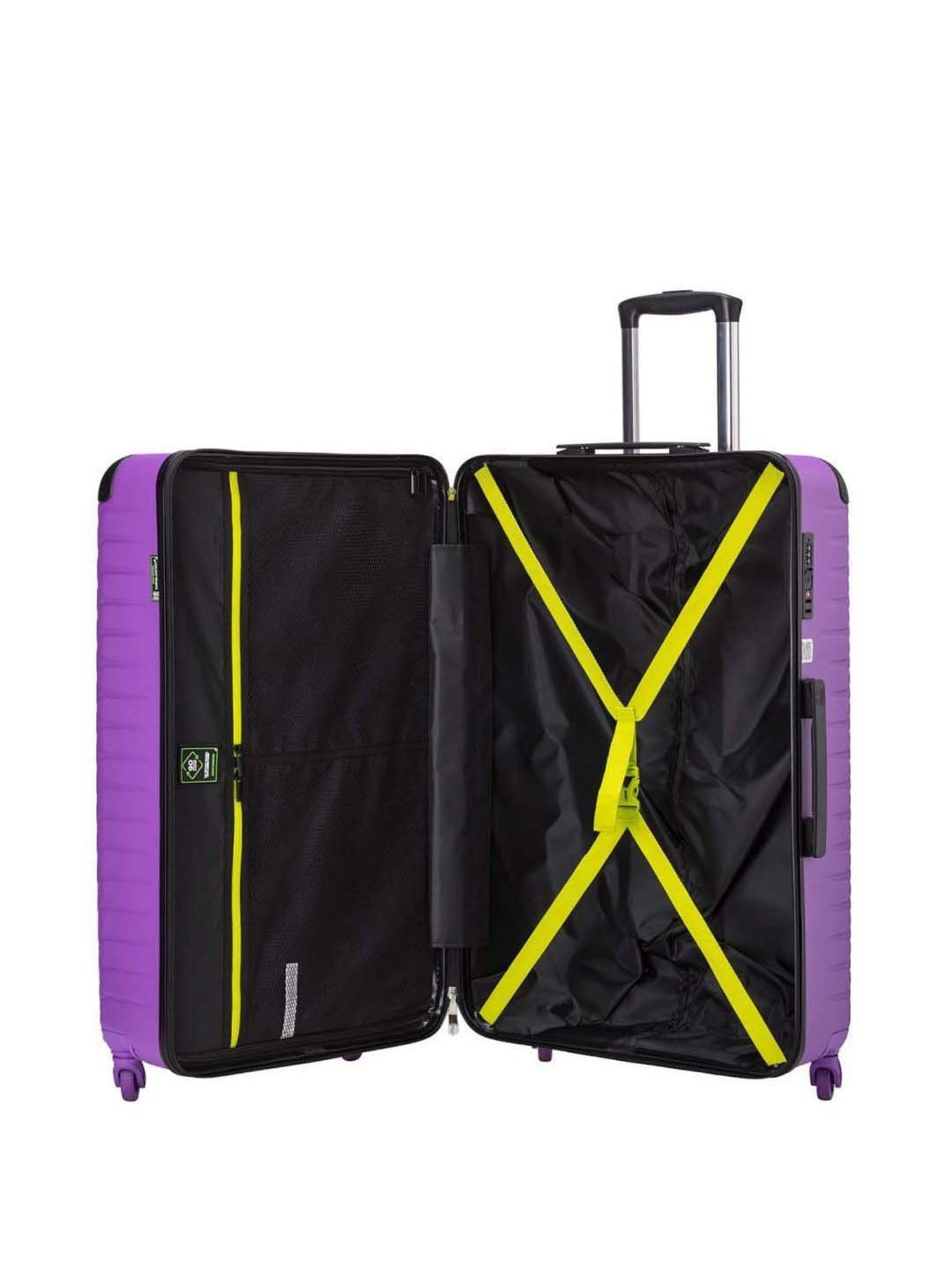 CARPISA 4 Wheel Violet Large Hard Cabin Trolley - 47 cm