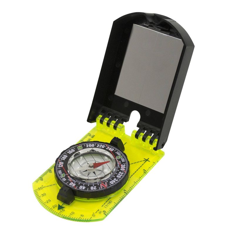 UST Folding Map Compass with Mirror and Slope Indicator
