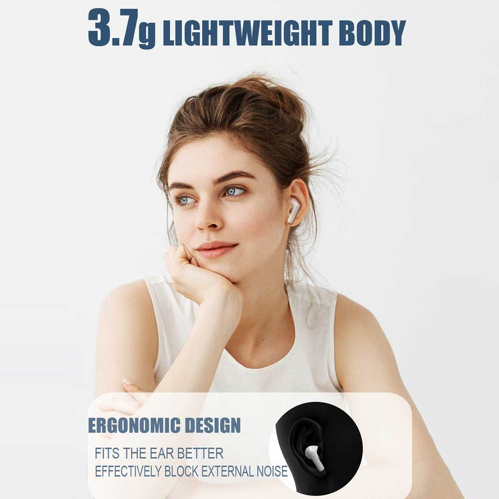 Lenovo HT05 Headphone BT5.0 Wireless Earbuds In-ear Sports Earbuds with Smart Touch Control Long Endurance Time Black