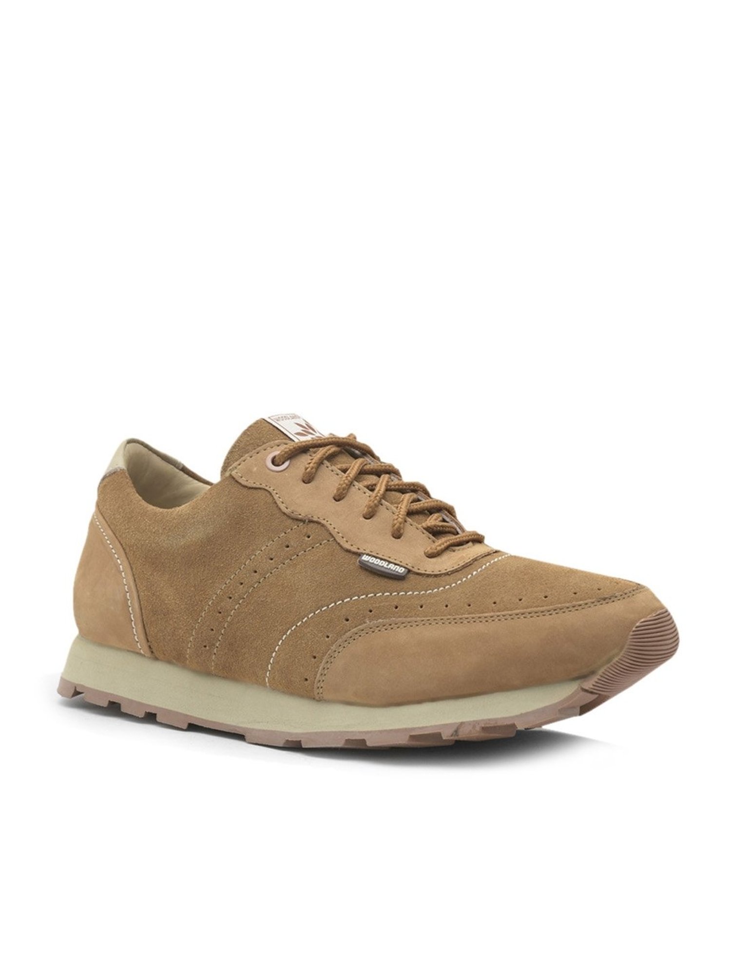 Woodland Men's Camel Casual Sneakers