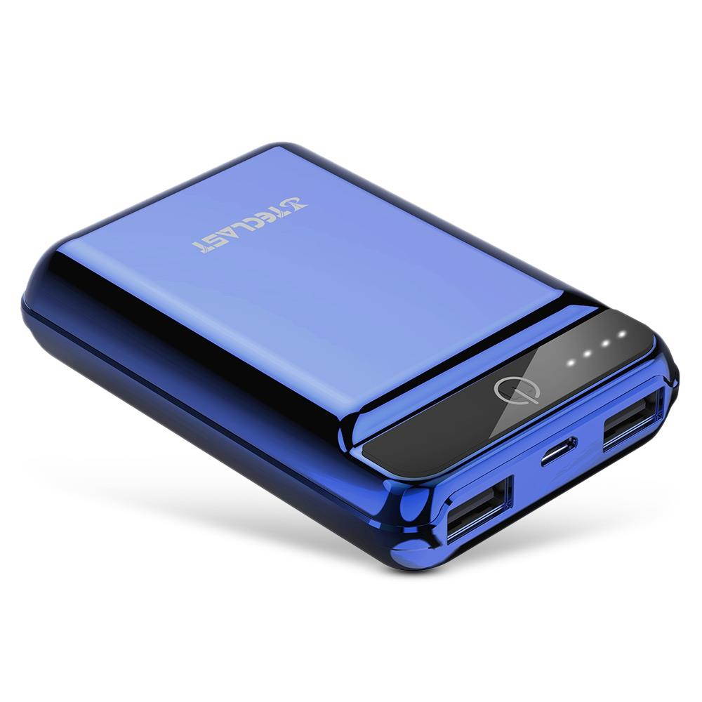 Power Bank 10000mAh High Capacity External Battery Pack Powerbank Cell Phone Battery Backup Charger with Dual Input & Output Compatible iPhone X 8 7 Plus, iPad Tablet & More