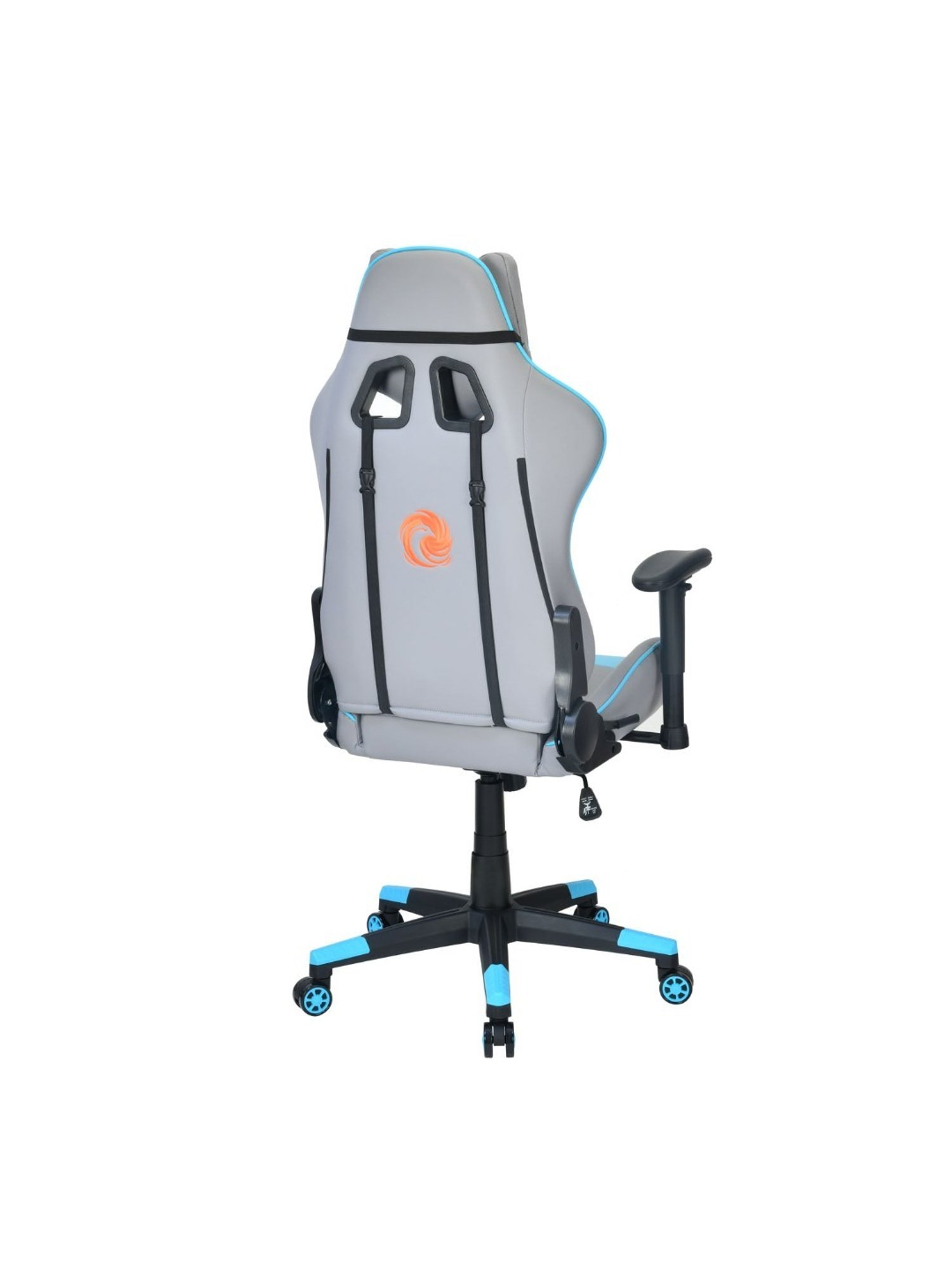 Nilkamal Athena Grey & Turquoise Leather Gaming Chair