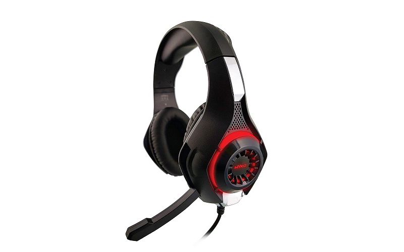 Nyko Core 80801 Wired Gaming Headset - 40mm Driver Stereo Speakers - Omni-directional retractable microphone - Inline mute & volume controls