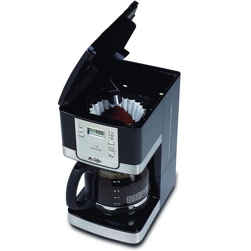 Mr. Coffee Advanced Brew 12-Cup Auto-Pause Programmable Coffee Maker, Black