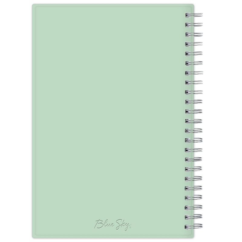 2021 Planner 5" x 8" Frosted Plastic Weekly/Monthly Wirebound Seneca - Blue Sky