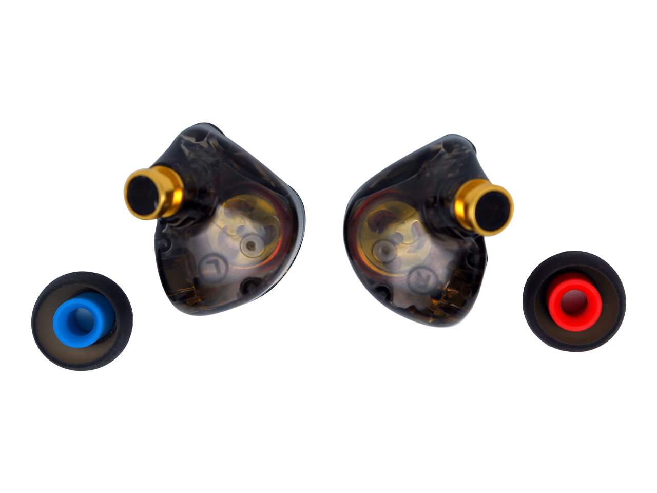 ApeSonic Rain-JET (In Ear Earbuds): Hybrid Balanced Armature & Dynamic Drivers, High Resolution, Synthetic Resin Shell, MMCX Connect - Cable Changeable, Hi-Fi & Premium Sound, Black Marble Color