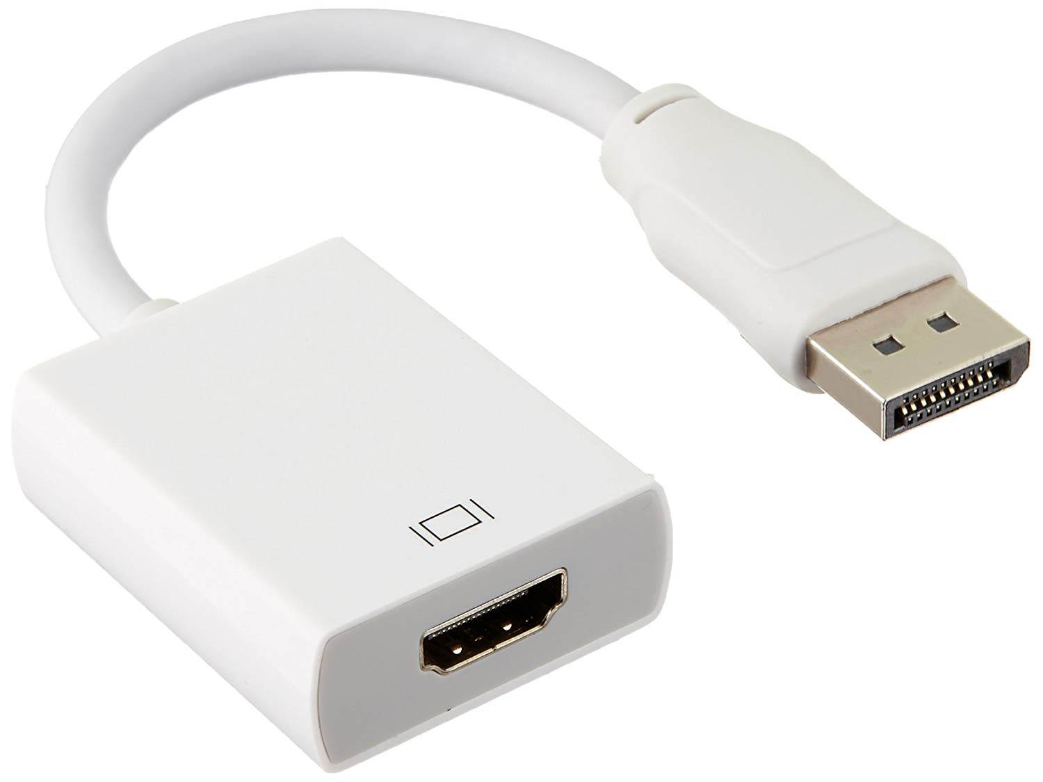 Wanmingtek DisplayPort to HDMI Adapter (DP to HDMI Adapter) Gold-Plated Supporting 1080P for Dell Lenovo HP Laptop to Monitor HDTV Projector - Black