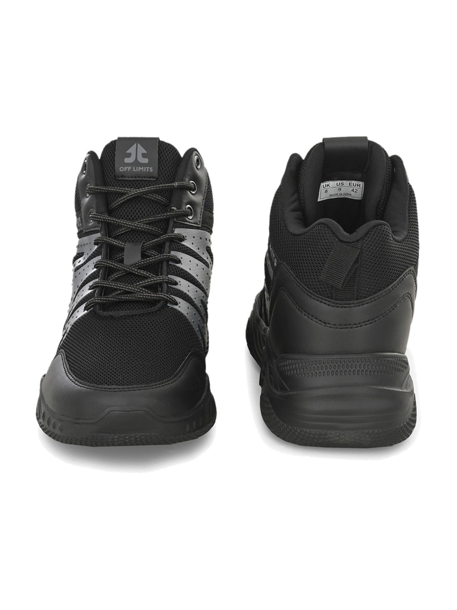 OFF LIMITS Men's Black Running Shoes