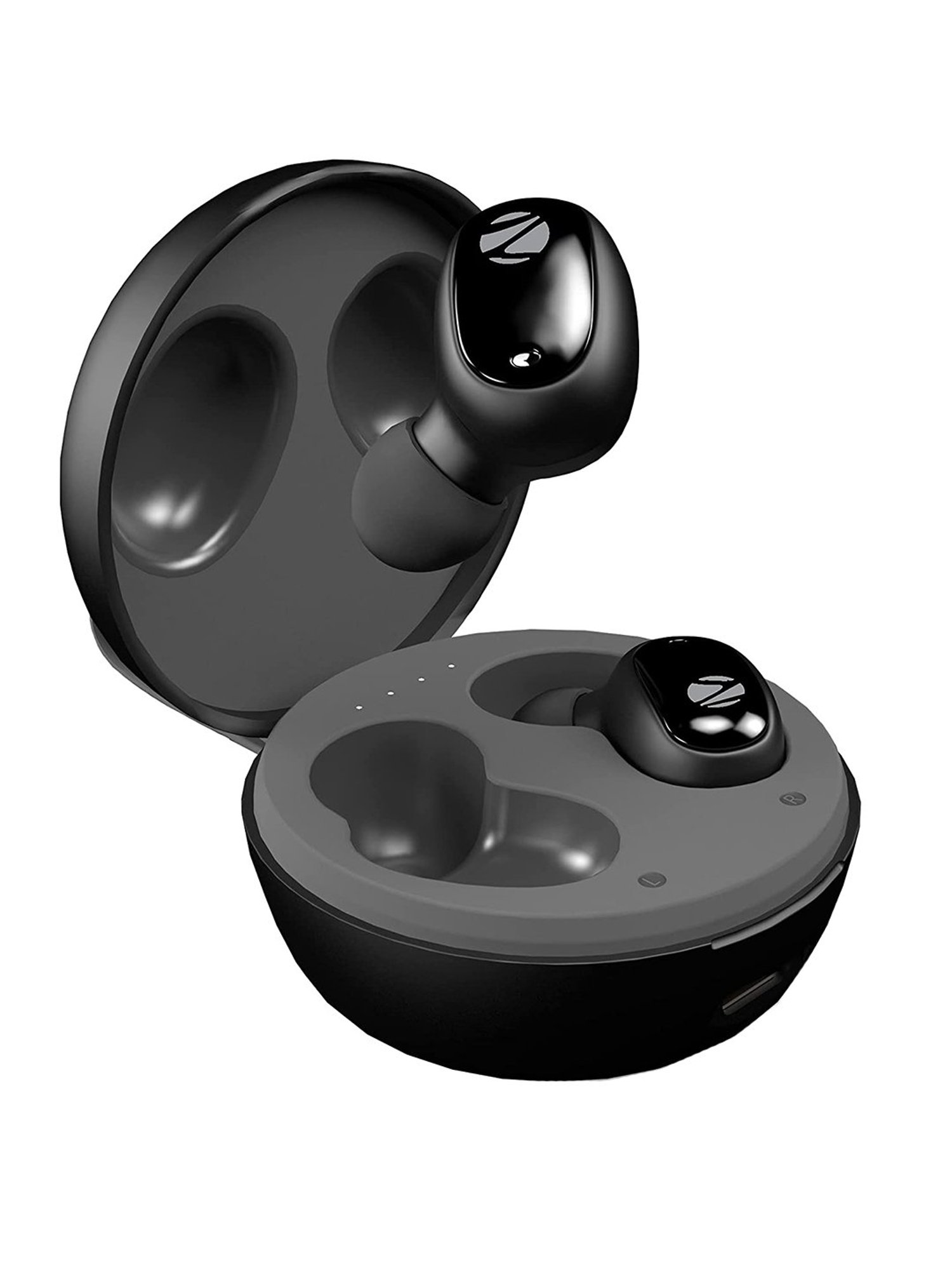 Zebronics Zeb-Sound Bomb 1 True Wireless Earbuds with Mic (Black/Grey)