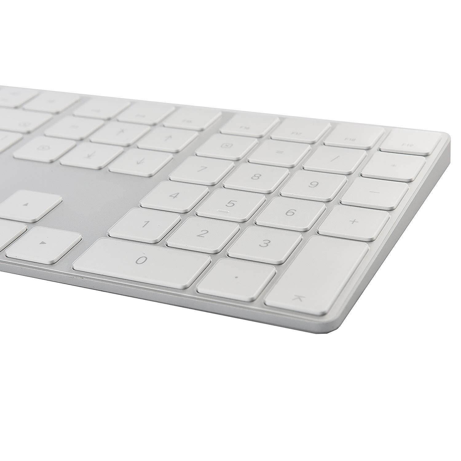 COOSKIN Clear TPU Keyboard Cover Protector for 2017 Released Apple Magic Keyboard with Numeric Keypad US Layout A1843