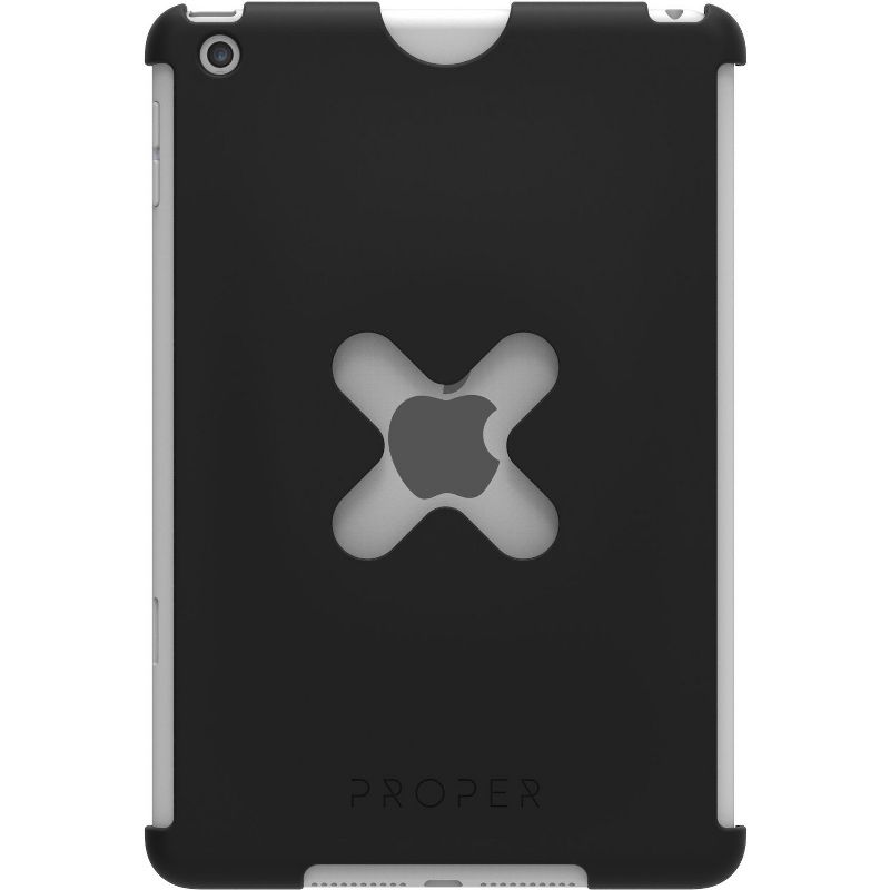 PROPER X Lock Case - For Apple iPad mini, iPad mini 2, iPad mini 3 iPad mini, iPad mini 2, iPad mini 3, Apple Pencil - Space Gray - Rubberized