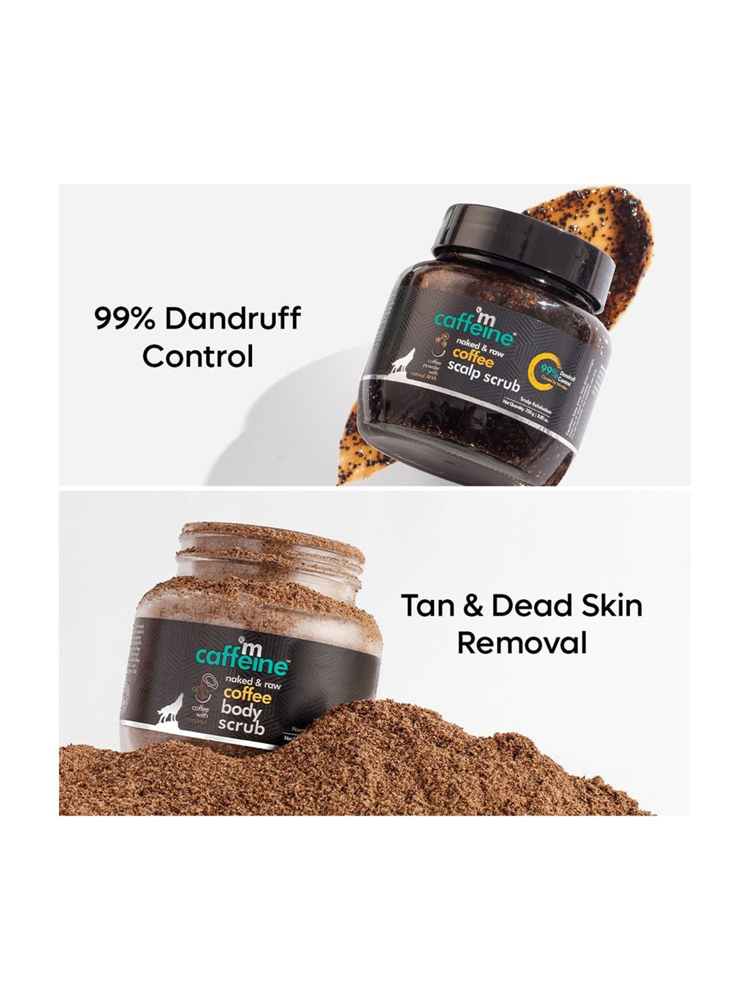 mCaffeine Coffee Hero Scrubs Combo