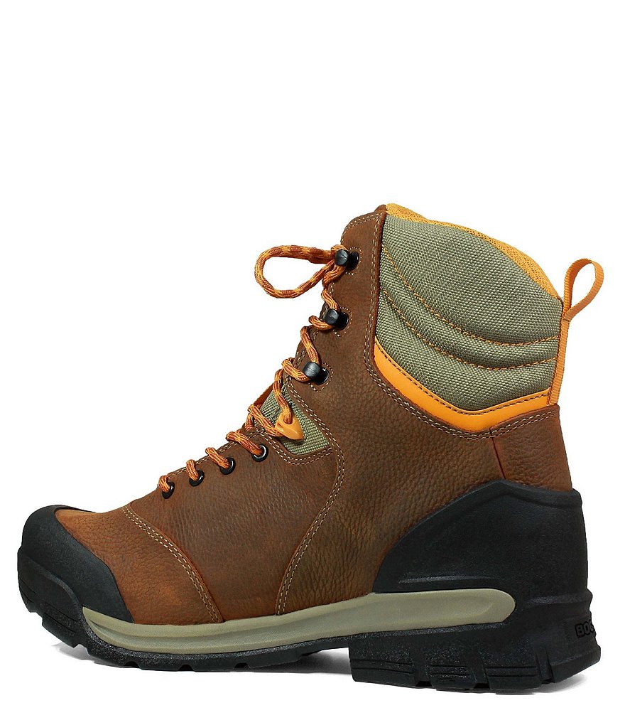 BOGS Men's Bedrock 8#double; Composite Toe Waterproof Leather Work Boot