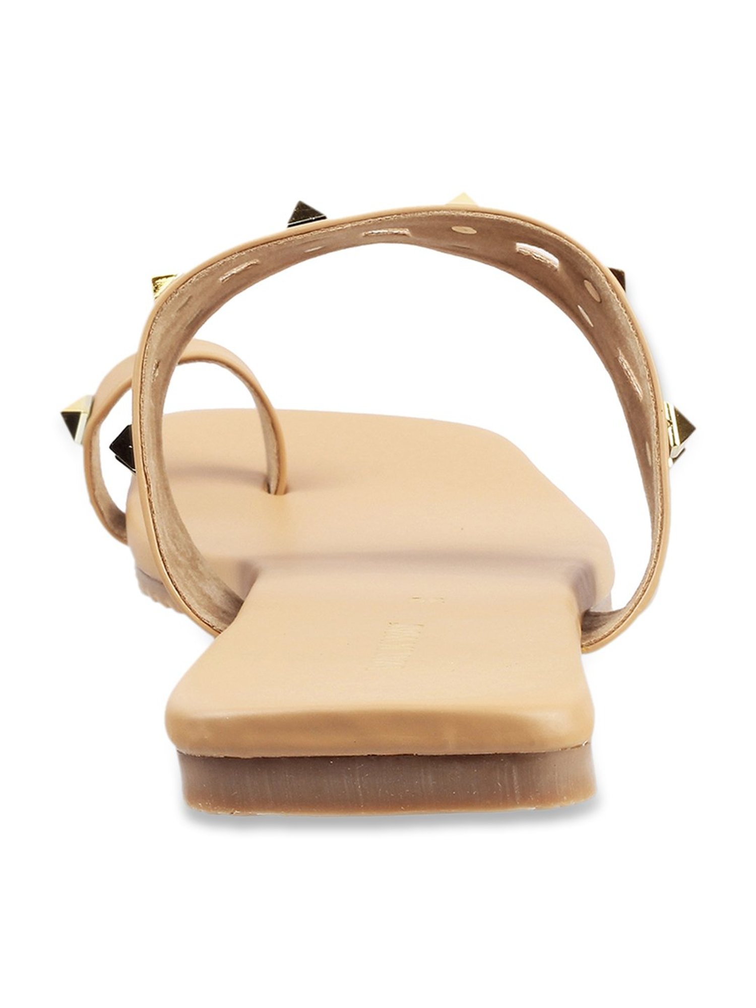 Walkway Women's Beige Toe Ring Sandals