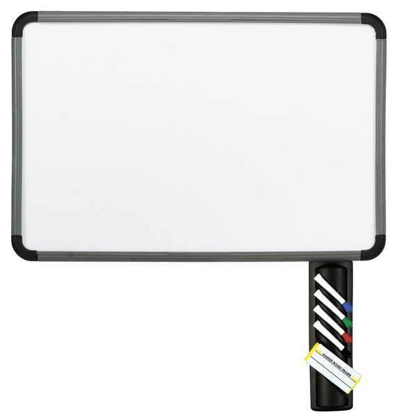 Iceberg Dry-Erase Board w/ Accessory Tray 24"x36" Charcoal Frame 37037