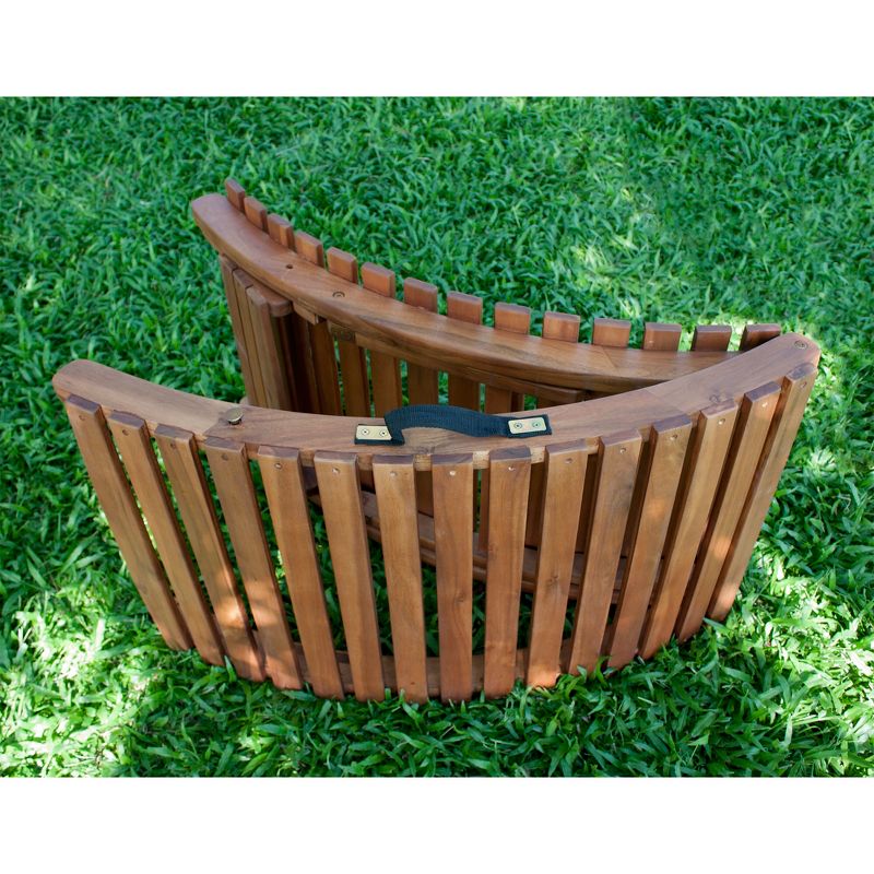 Curved Folding Chaise Lounger -Northbeam