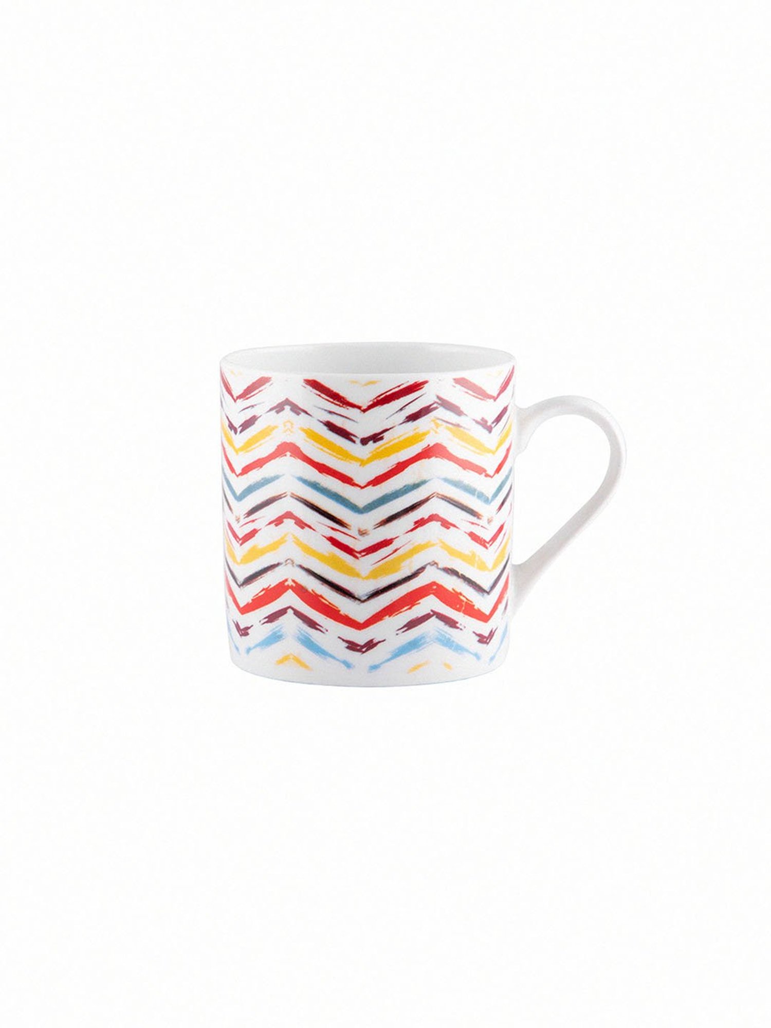 Goodhomes Multicolor Melamine Coffee Mug (220 ml) with Tray - Set of 7