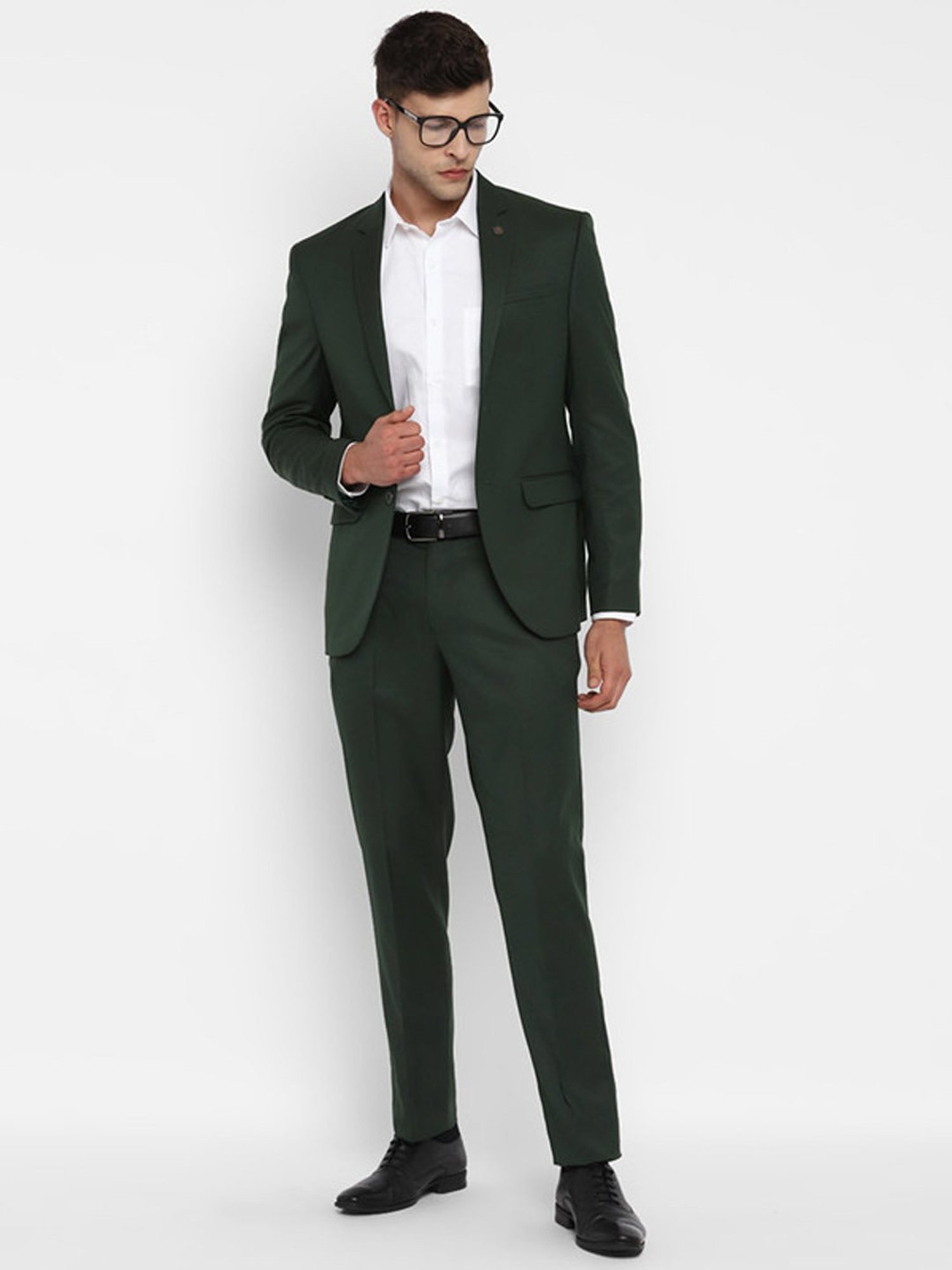 Turtle Green Slim Fit Two Piece Suit