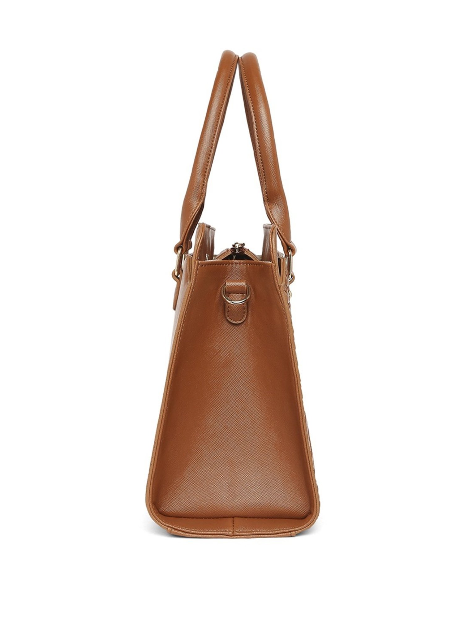 Tohl Avon Black Solid Medium Handbag