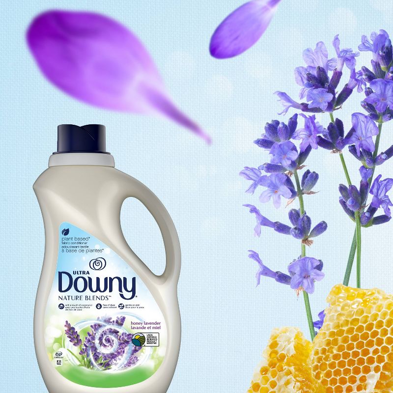 Downy Nature Blends Honey Lavender Liquid Fabric Conditioner - 129 fl oz