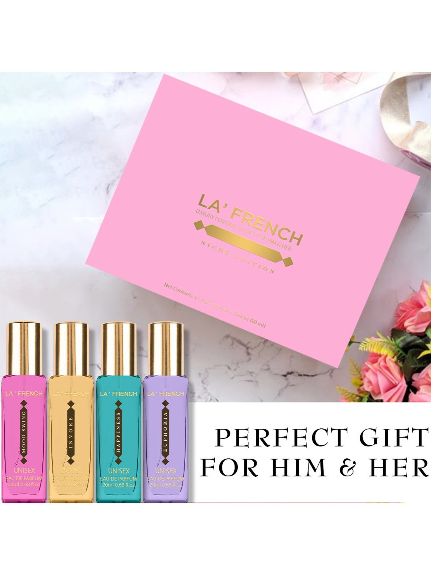 La French Mood Edition Happiness Euphoria Invoke Mood Swing Perfume Gift Set