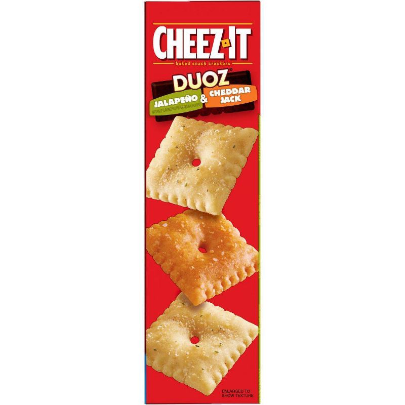 Cheez-it Duoz Jalapeño & Cheddar Jack Baked Snack Crackers - 12.4oz