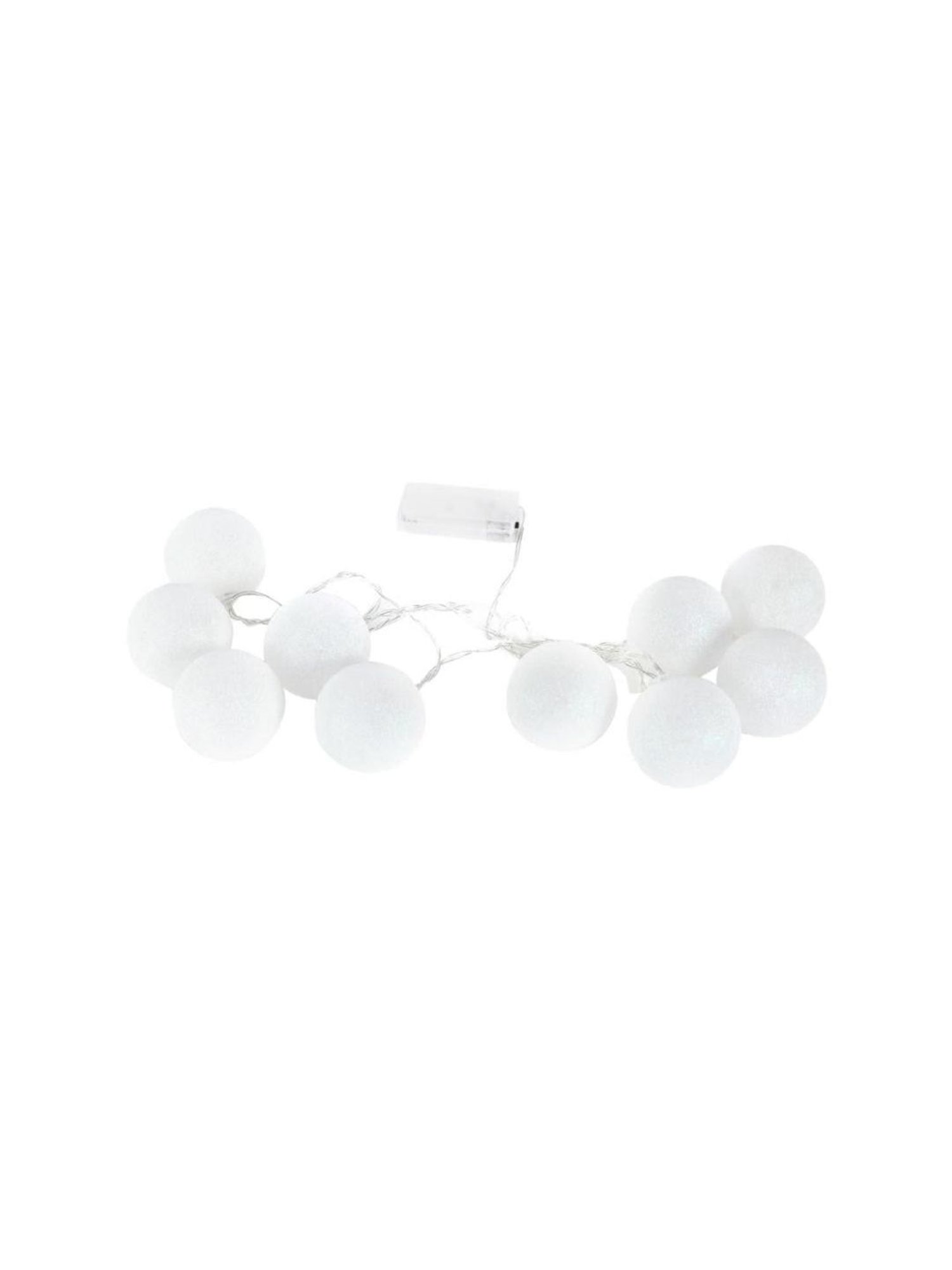 @home White Plastic 10-In-1 Festiva Ball String Light