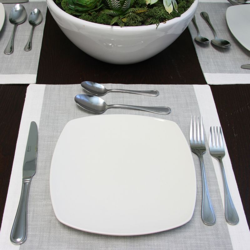 41pc Stainless Steel Zehira Frost Silverware Set - Cambridge Silversmiths