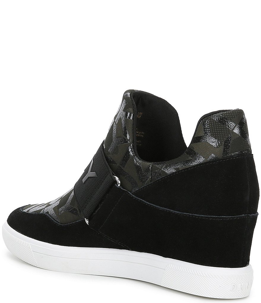 DKNY Cosmos Signature Logo Wedge Sneakers