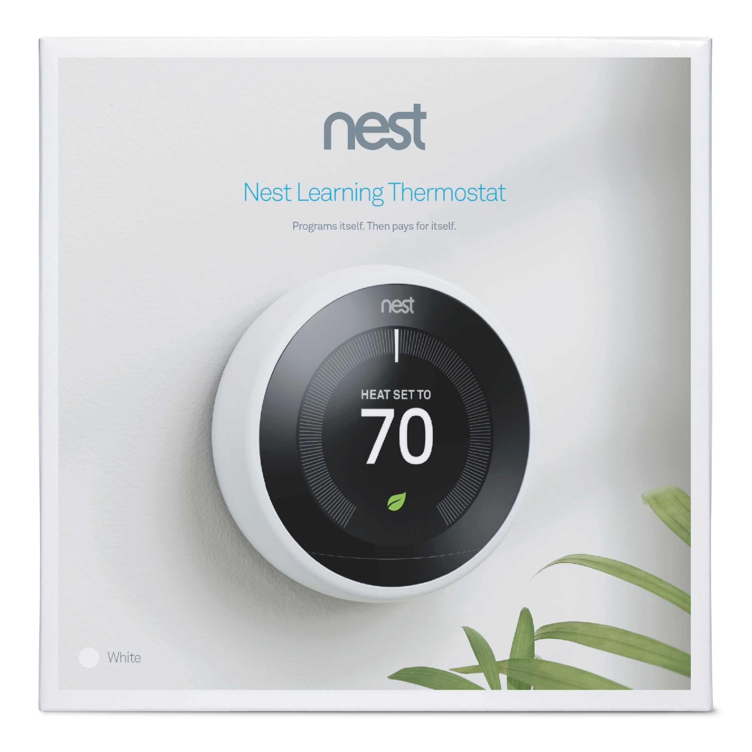 Nest - Learning Thermostat - 3rd Generation - White