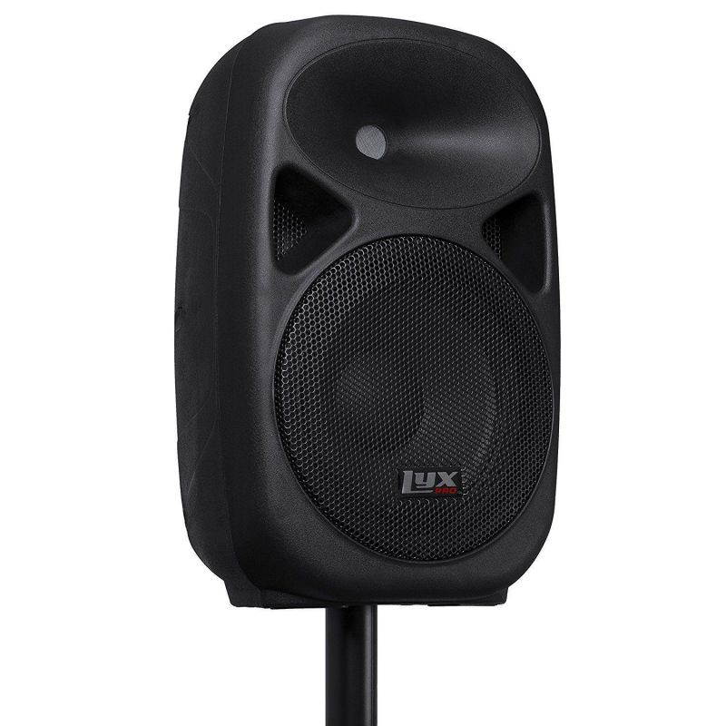 Small PA System, 100w RMS Power Active Speaker, Bluetooth SD USB MP3 AUX Input