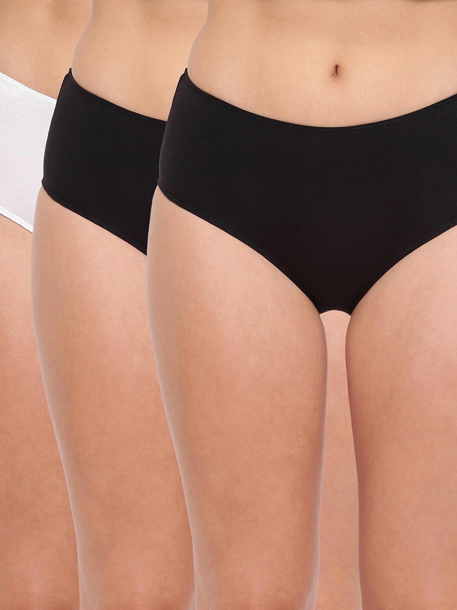 BASIICS by La Intimo Multicolor Hipster Panty (Pack Of 3)