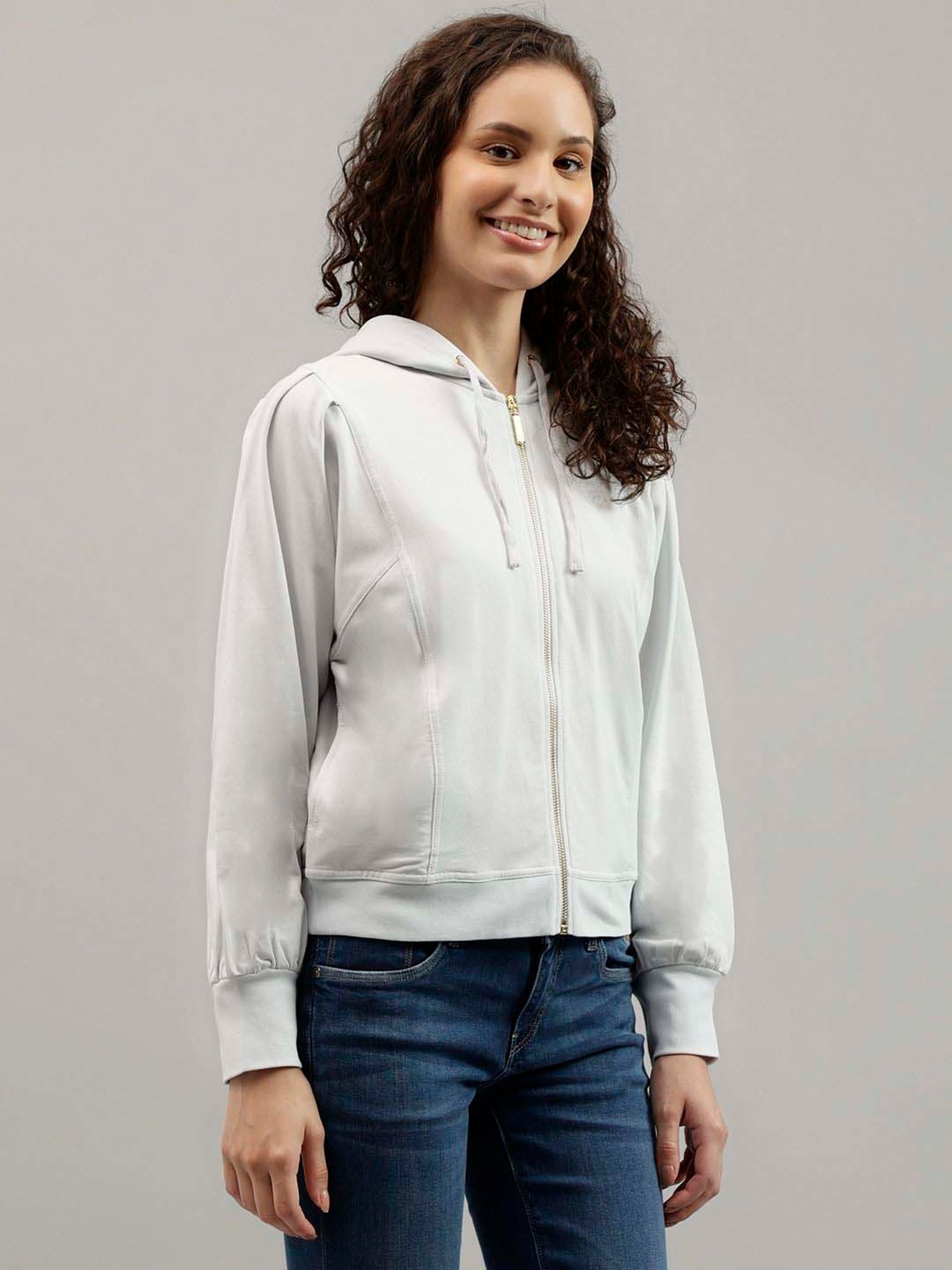 Beverly Hills Polo Club Grey Regular Fit Hoodie