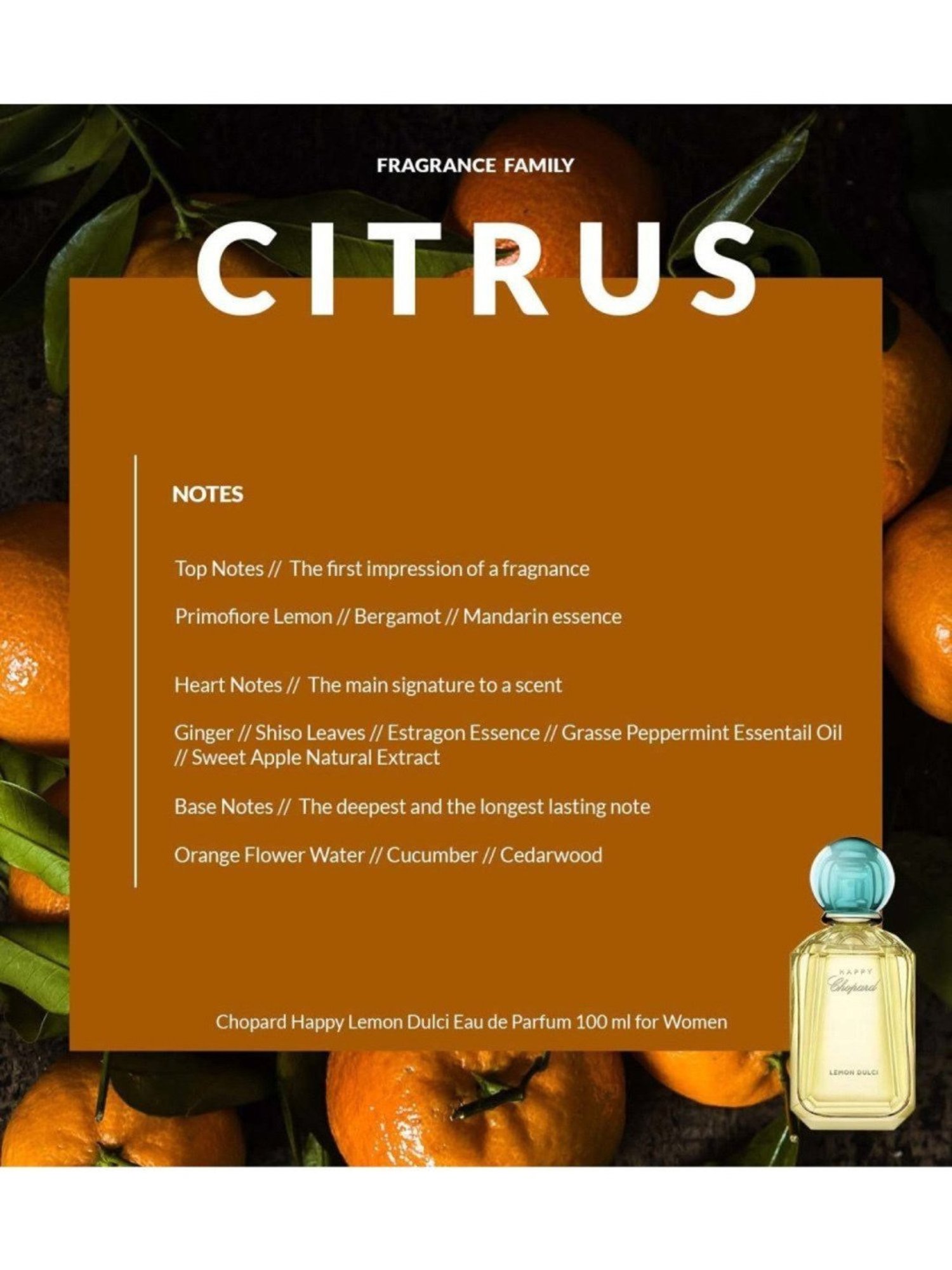 Happy Chopard Lemon Dulci Eau de Parfum 100ml for Women