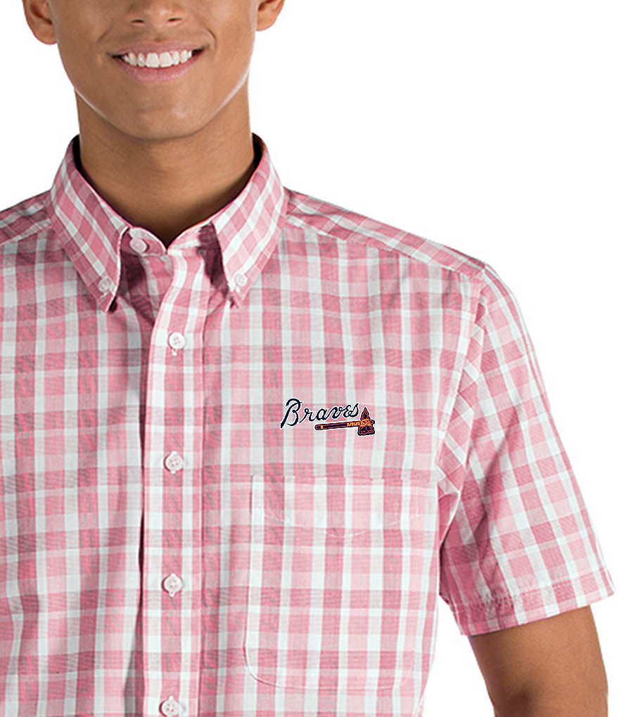 Antigua MLB Crew Short-Sleeve Woven Shirt