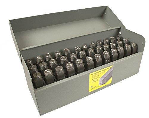 C.H. HANSON 20624 Letter and Number Set,1/8 In. H,Steel