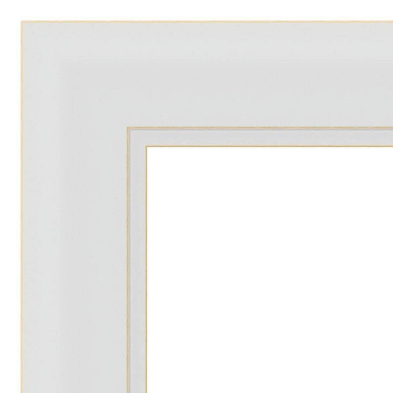 15"x51" White Full Length Over The Door Mirror White - Patton Wall Decor