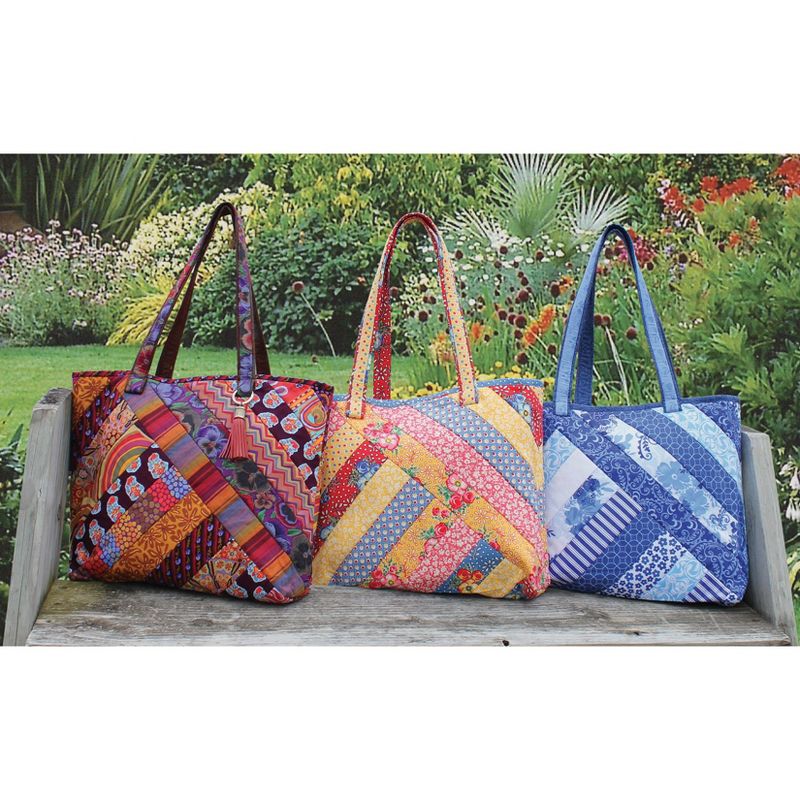 June Tailor Quilt As You Go Tote Bag-Alexandra 15"X14"X14"