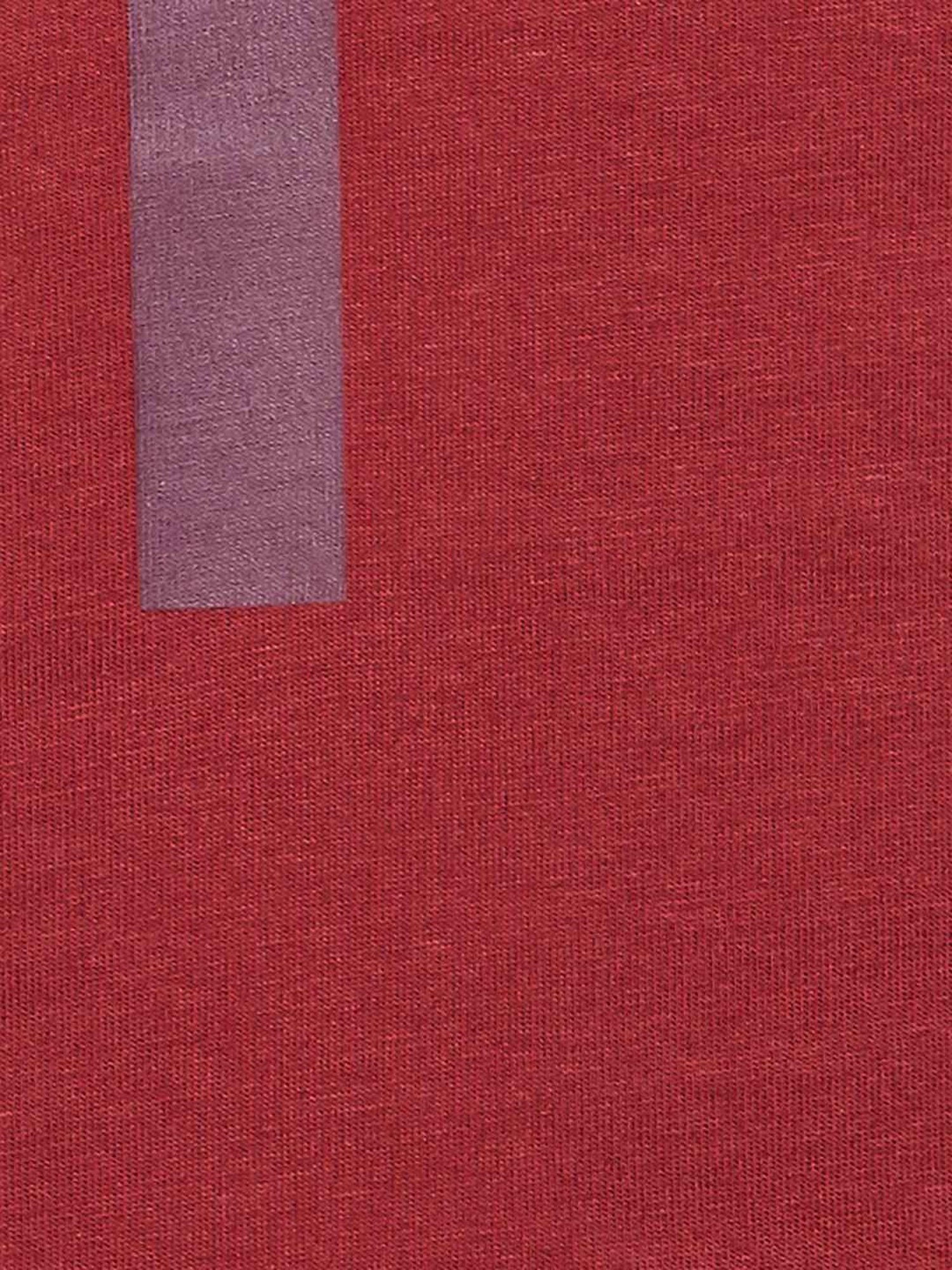 BOSSINI Wine Cotton Regular Fit Printed T-Shirt