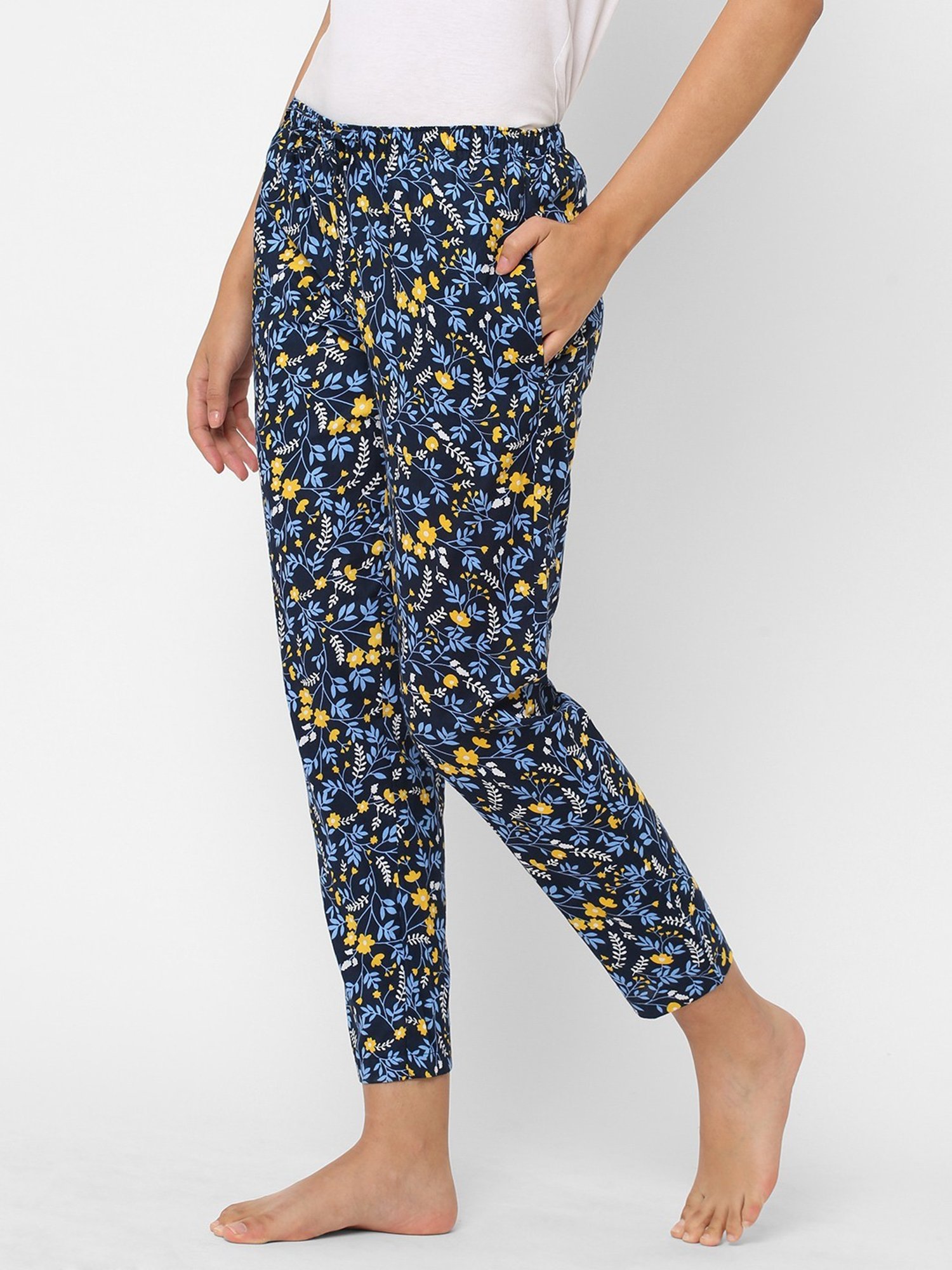 Urban Scottish Blue Printed Lounge Pants