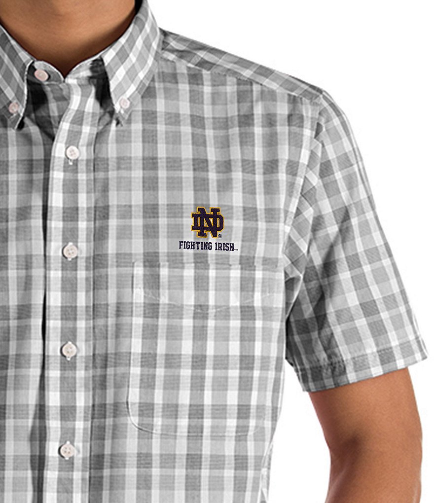 Antigua NCAA Crew Short-Sleeve Woven Shirt