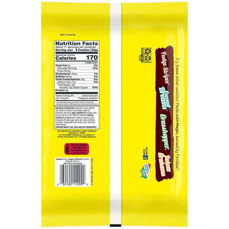 Keebler Fudge Shoppe Original E.L.Fudge Sandwich Cookies - 13.6oz