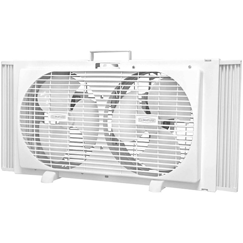 Climature Twin Window Portable Fan White