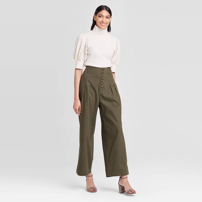 Eva Varro Animal Print Knit jersey Slim Leg Pants