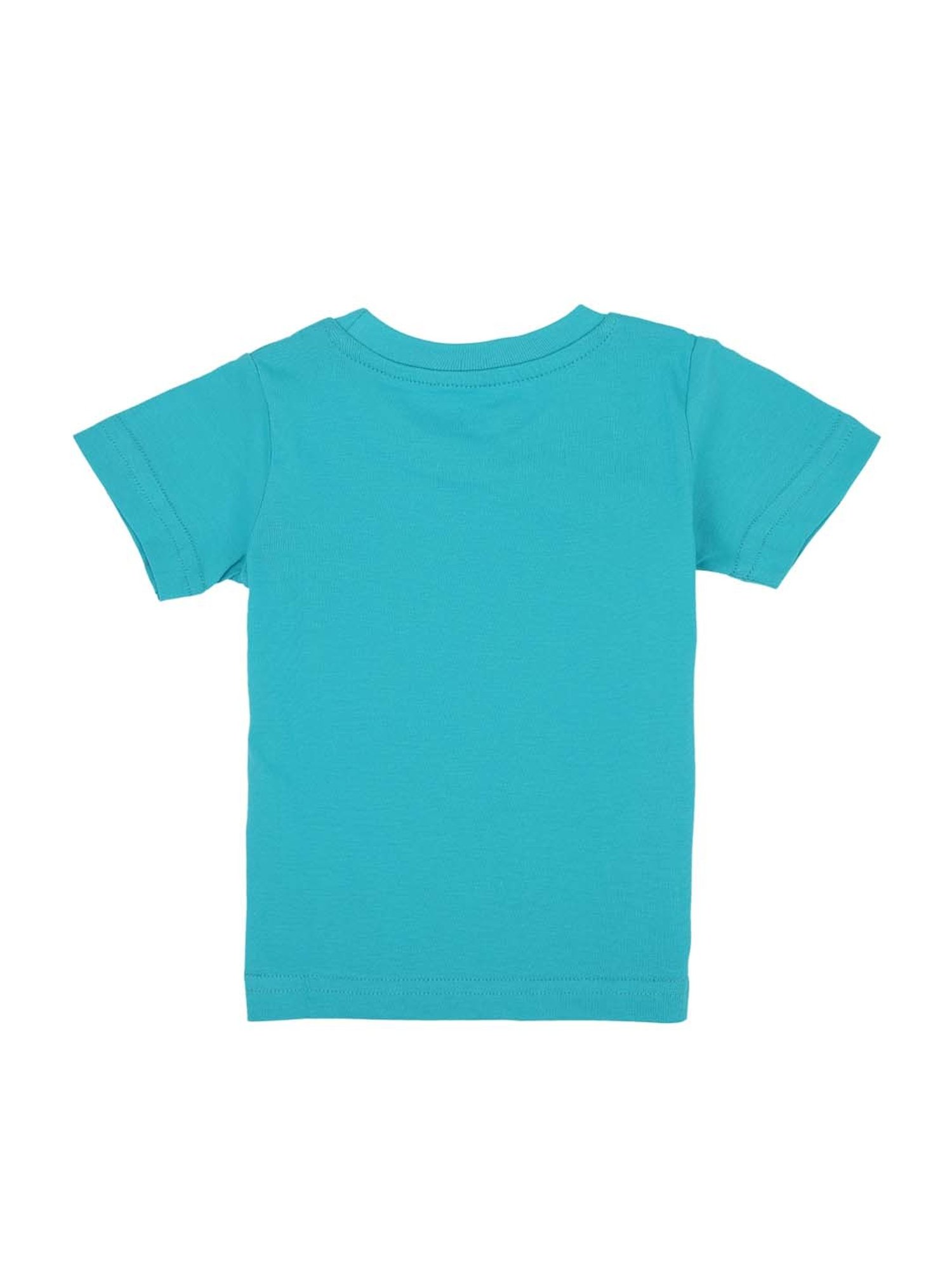 Bodycare Kids Blue & Red Cotton Printed T-Shirt (Pack of 2)