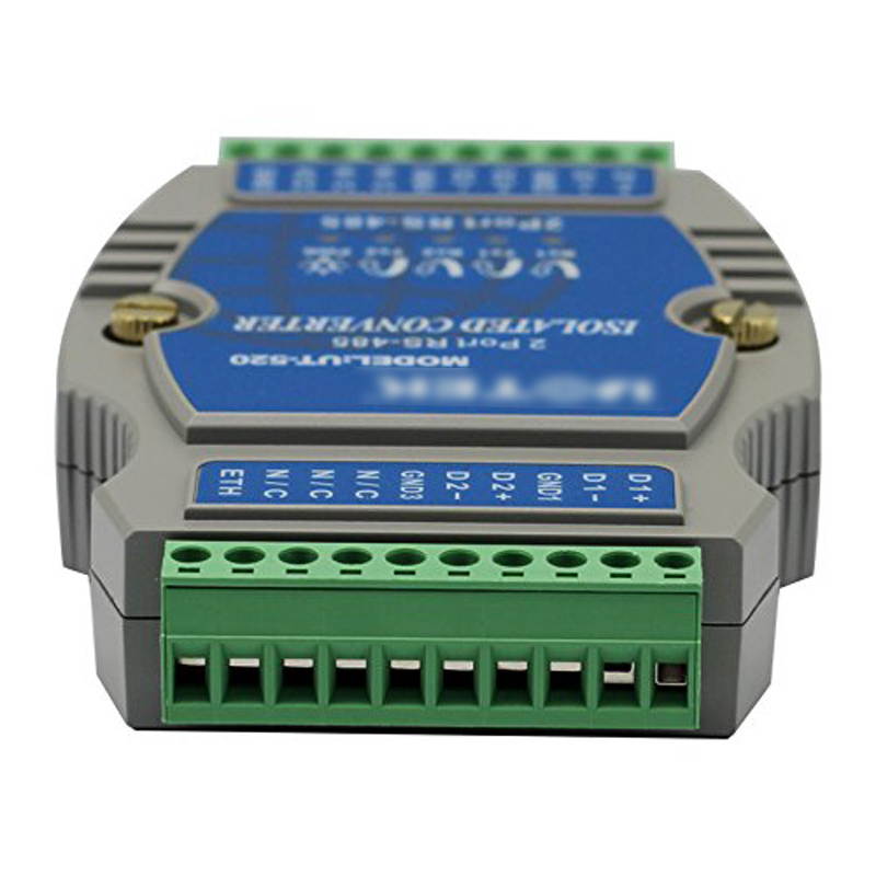 Plugadget External-powered, 2 Port RS-485 Repeater, Rail-mounted, PhotoElectric Isolation UT-520