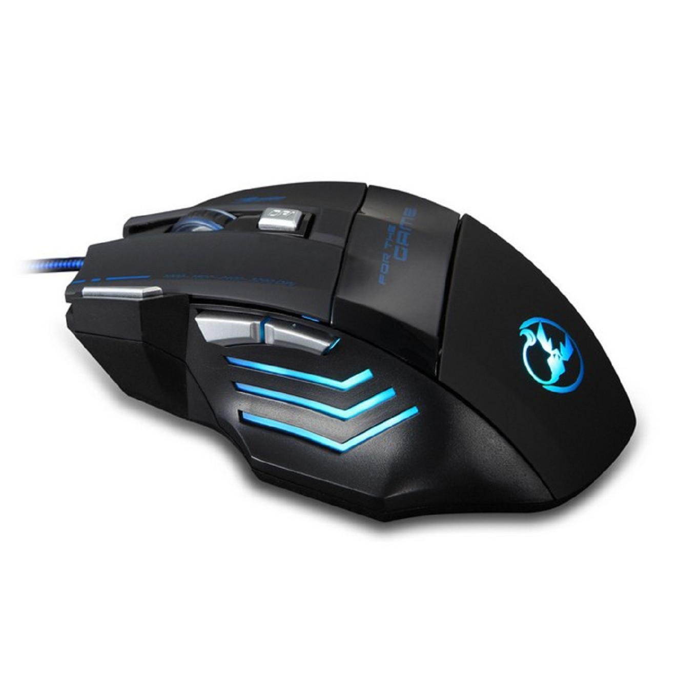 Zelotes 5500 DPI 7 Button LED Optical USB Wired Gaming Mouse Mice for Pro Gamer