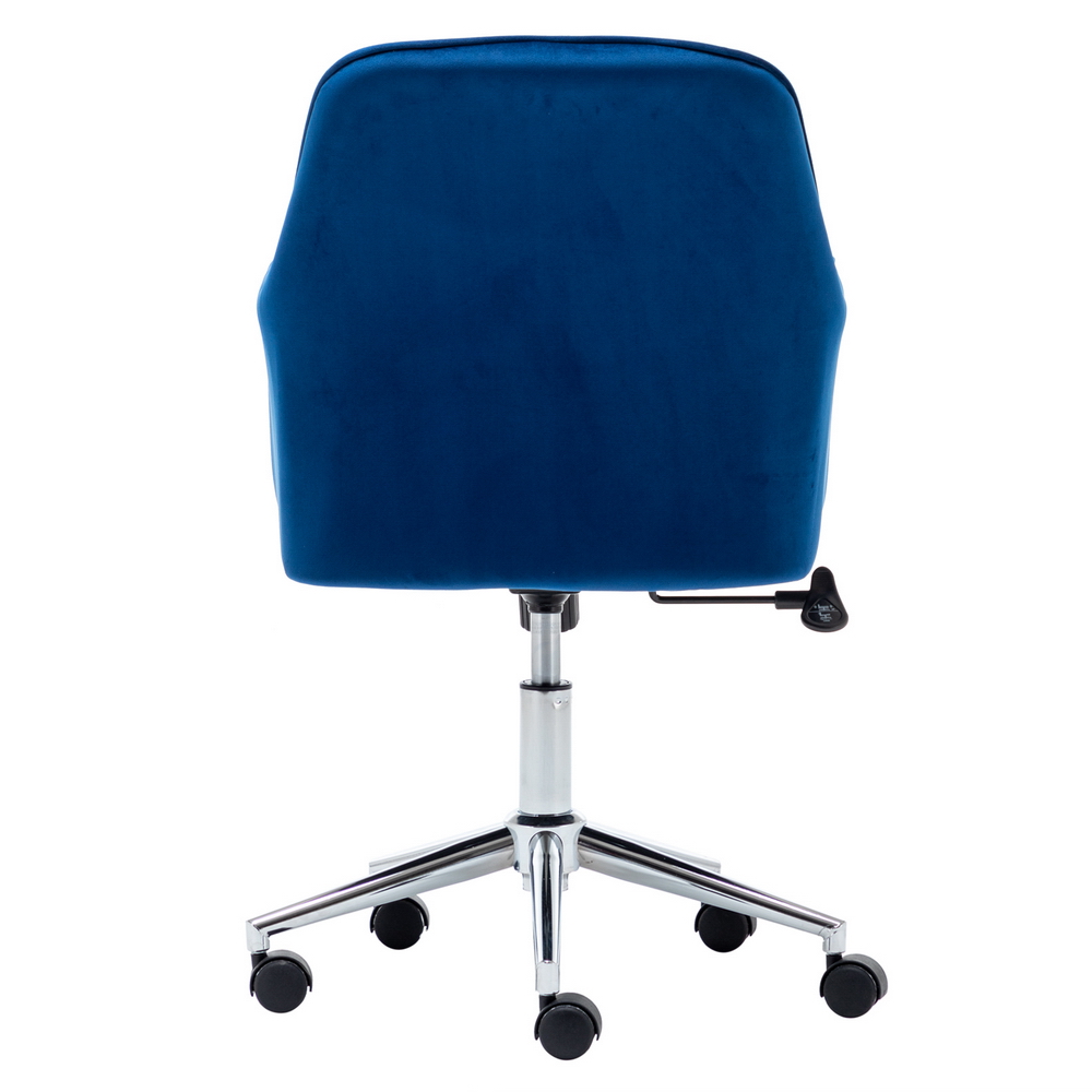 Velvet fabric Office Desk Chair with Mid-Back