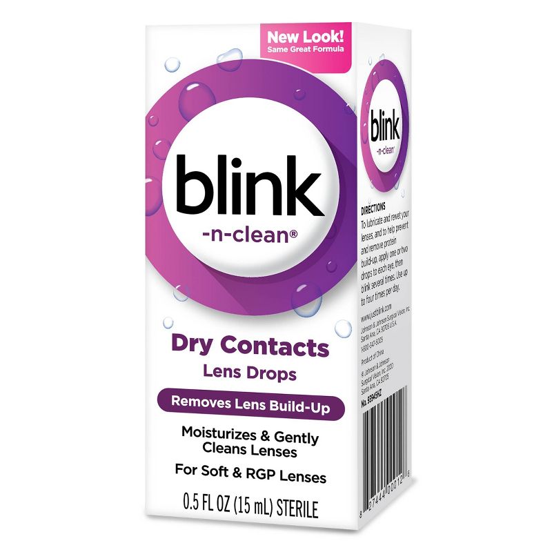 Blink N Clean Daily Use Lens Drops - 0.5oz