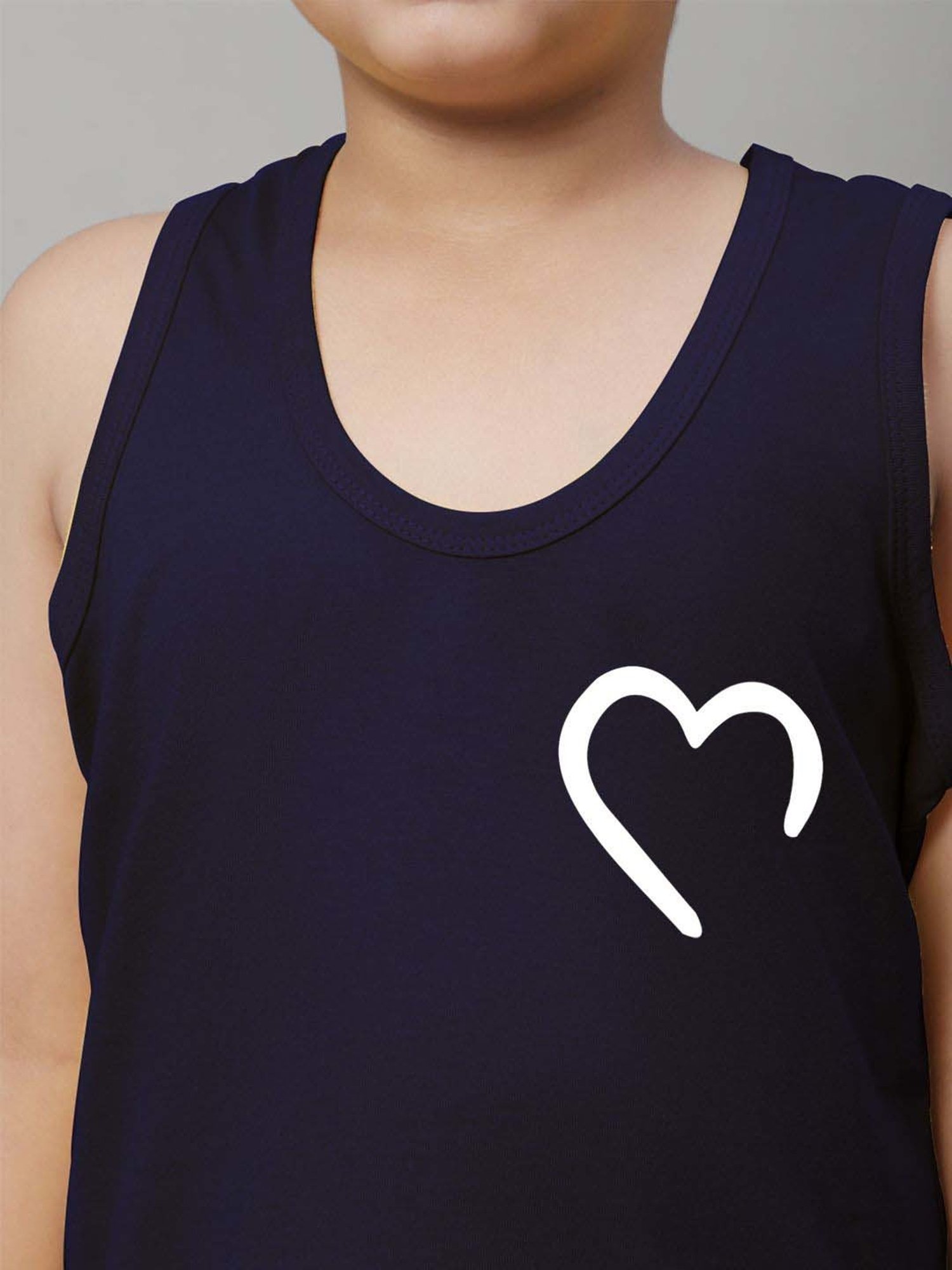 Palm Tree Kids White Printed Vest